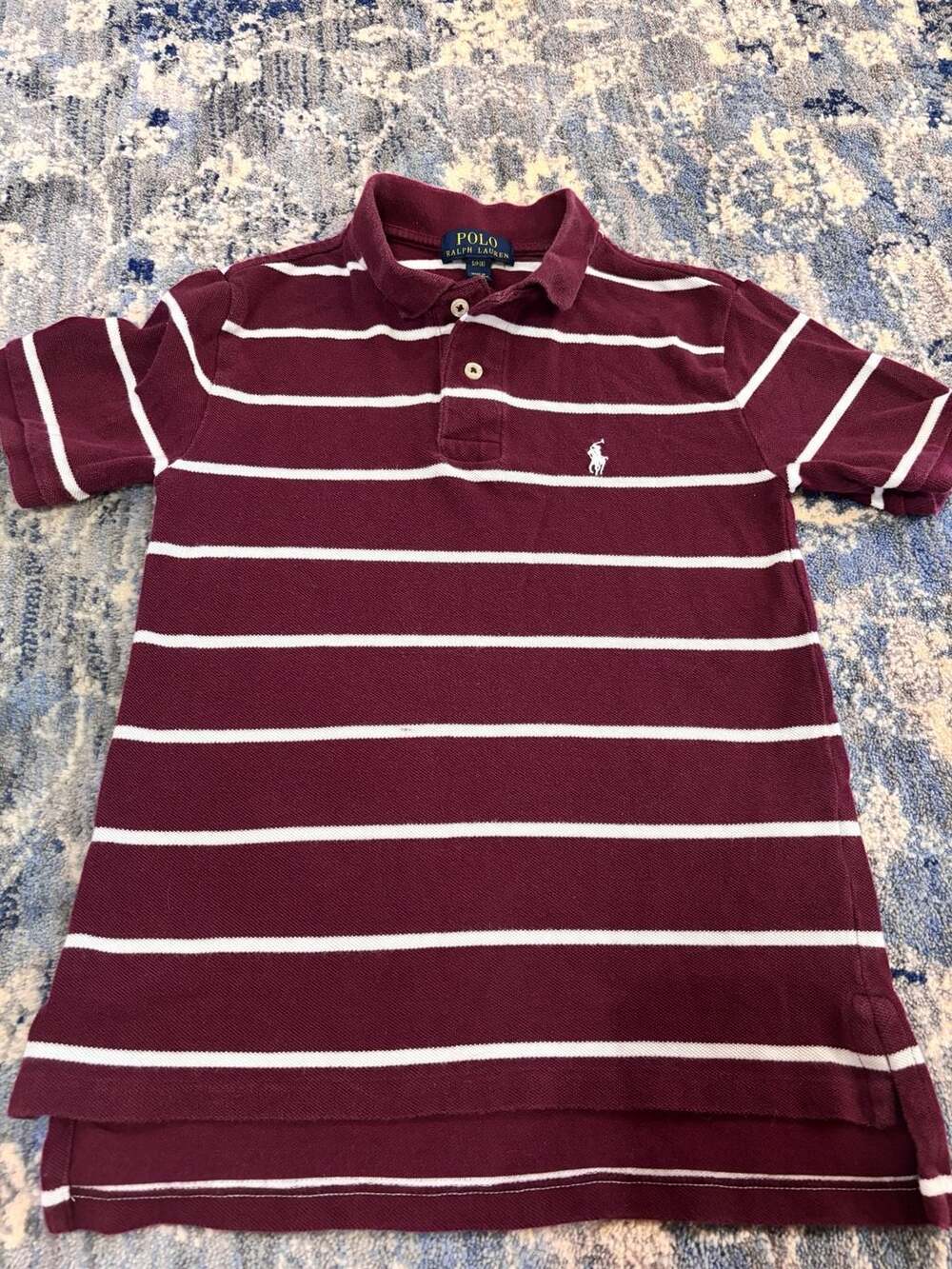Polo Ralph Lauren Striped Polo Shirt Size S/P(8)